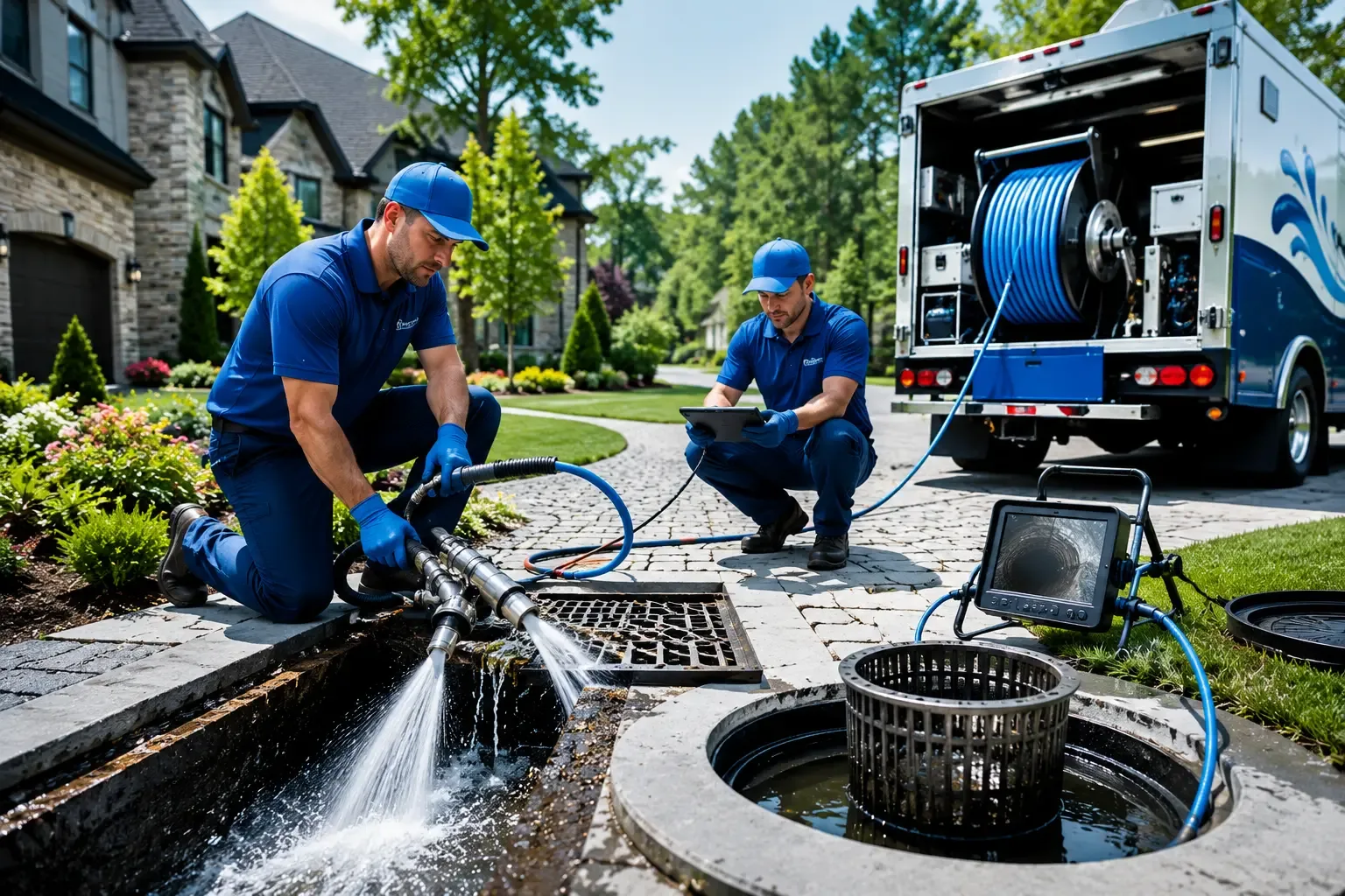 Local outdoor drain cleaning professionals in Terryville, CT